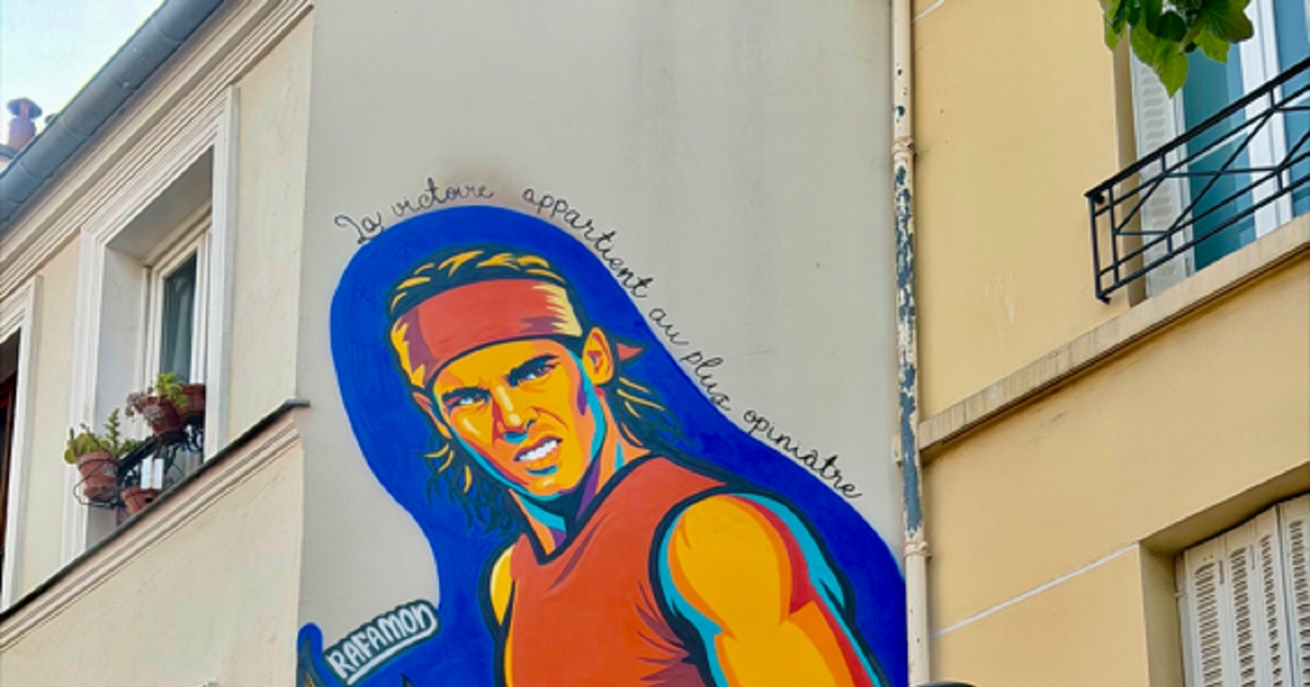 «C’est très culotté» : une fresque géante de Rafael Nadal réalisée à Paris sans autorisation fait grincer des dents