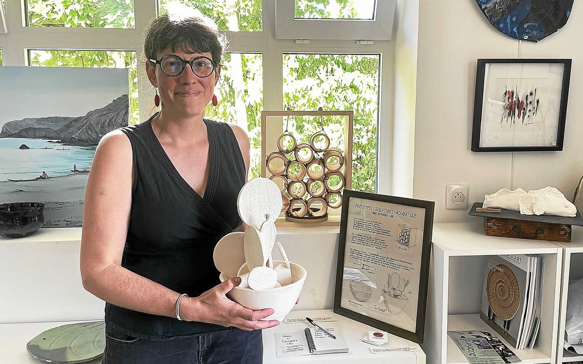 À Crozon, elle invente des sculptures capables de rafraîchir l’air