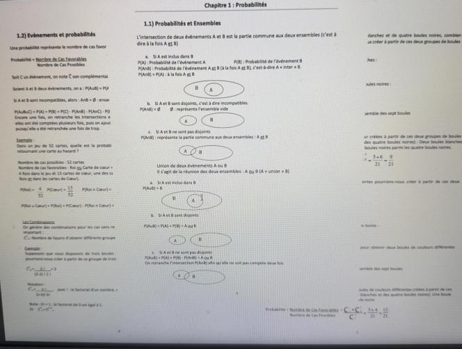 Cours de mathématiques