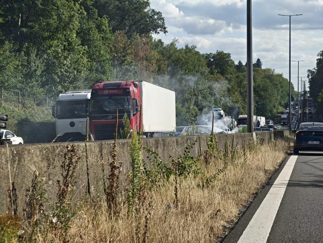 Le ring de Bruxelles totalement paralysé.