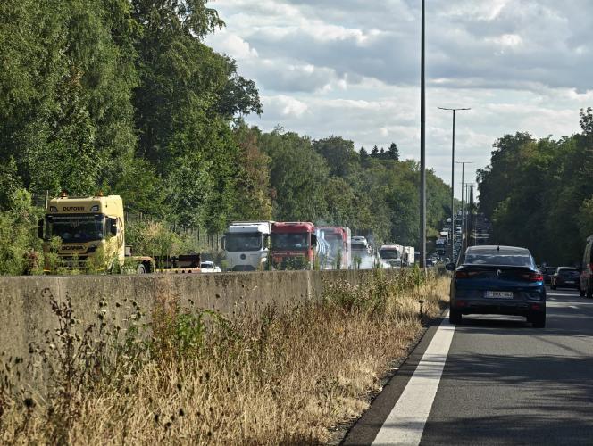 Le ring de Bruxelles totalement paralysé.