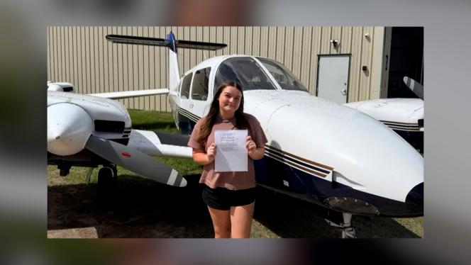Emily Shelton, 21 ans à peine, mais déjà aviatrice aguerrie, avec 1.300 heures de vol au compteur.