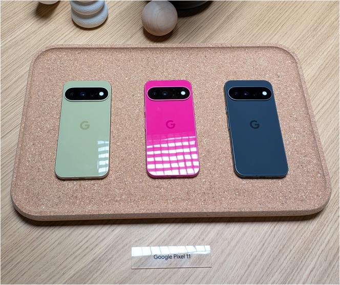 Les nouvelles couleurs du Pixel 11