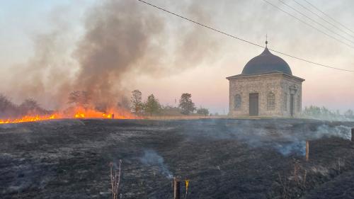 Incendie à Givet : un hectare brûlé, la chapelle de Walcourt sauvée