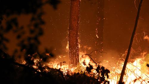 Incendie dans les Landes : 1 580 hectares brûlés et évacuations en cours