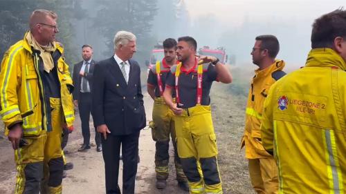 Incendie dans les Fagnes : drones et secours mobilisés à Baelen