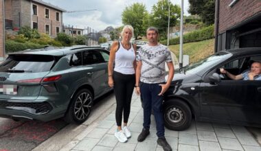 « On a déjà appelé la police… 150 fois ! » : ces riverains sont excédés par les voitures qui bloquent leur garage à Huy… au point de tracer eux-mêmes un marquage au sol (vidéo)