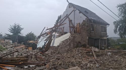 Orage et dégâts à Bullange : une habitation gravement touchée