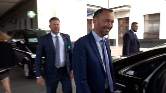 Arrivée de Maxime Prévot à Kiev