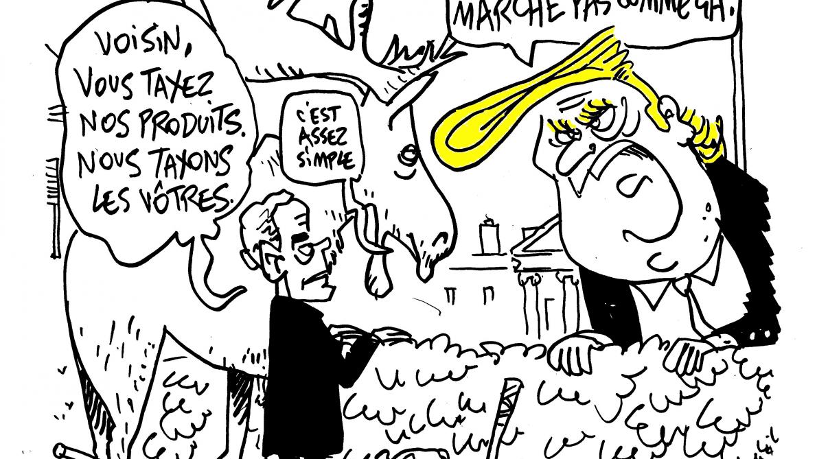 Le Kroll du jour sur la tension commerciale entre les Etats-Unis et le Canada - Le Soir