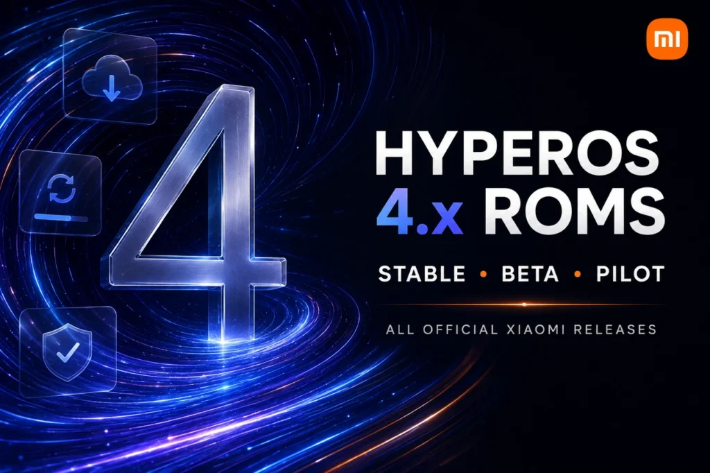 HyperOS 4.x Stable, Beta και Pilot ROMs της Xiaomi