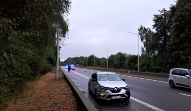 Circulation difficile pendant l'orage : 2 accidents sur la N4 à Ciney et Hamois causés par un dérapage sur le sol humide