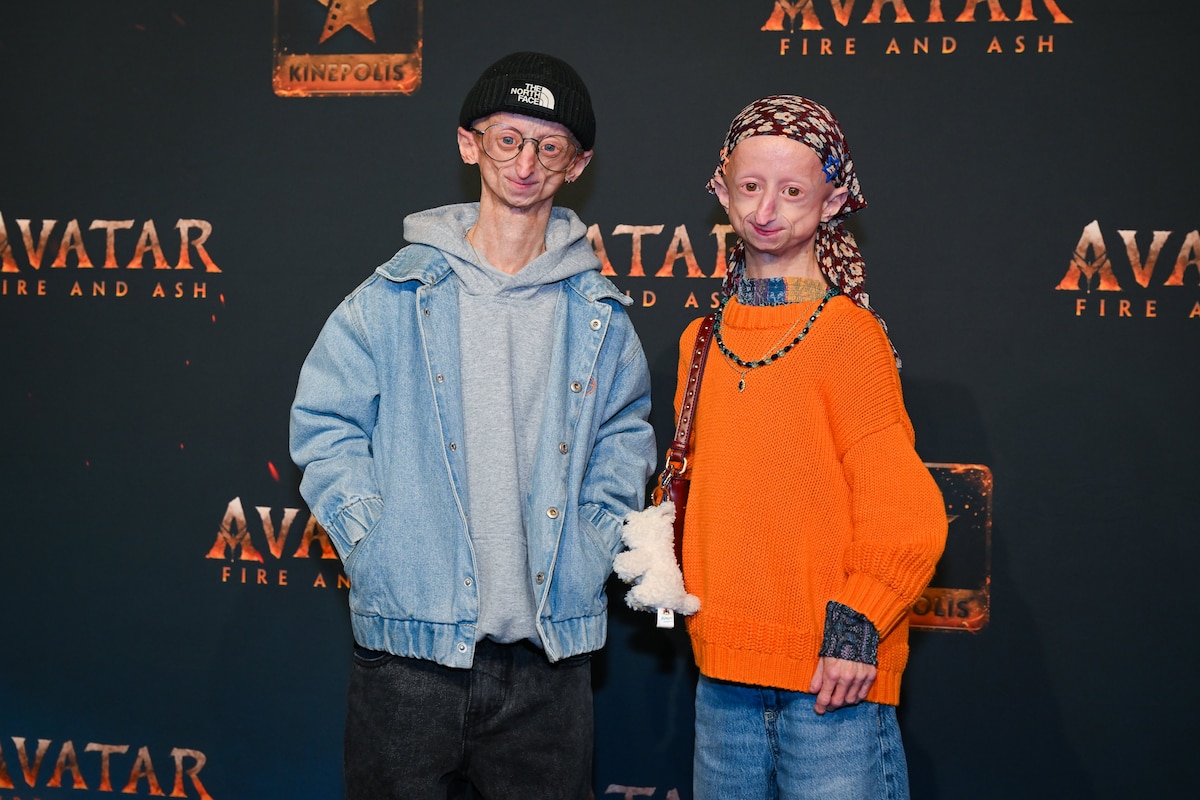 ANTWERPEN, BELGIUM - Amber en Michiel Vandeweert - Rode Loper premiere Avatar Fire and Ash pictured on December 16, 2025 in ANTWERPEN, BELGIUM, 16/12/2025 ( Photo by Joel Hoylaerts / Photonews