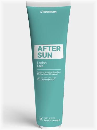 Noté 100/100 sur Yuka, cet après-soleil Decathlon à moins de 6€ répare la peau et prolonge le bronzage jusqu’à la rentrée