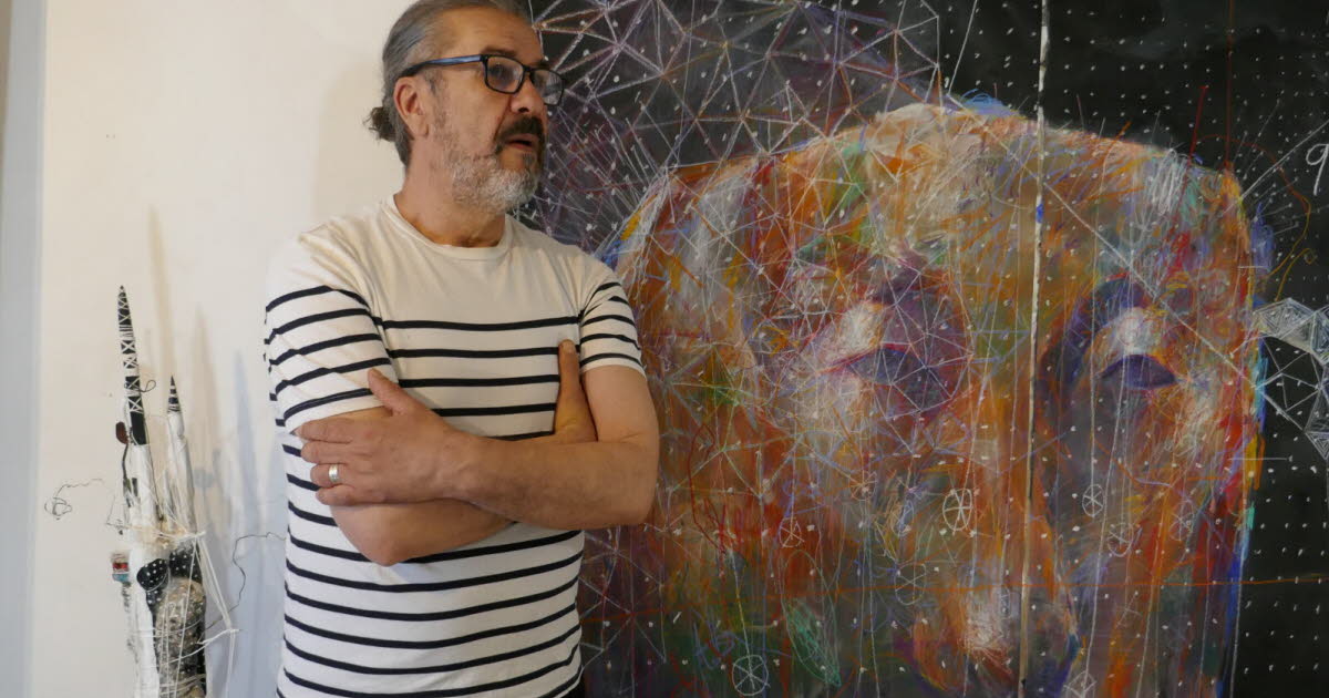 Annecy. L’artiste-peintre Toufik Touati ouvre les portes de son atelier dans la vieille ville