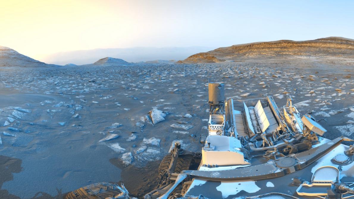 La Nasa dévoile un nouveau cliché de la planète Mars (photo)