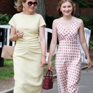 La reine Mathilde de Belgique et la princesse héritière Élisabeth.