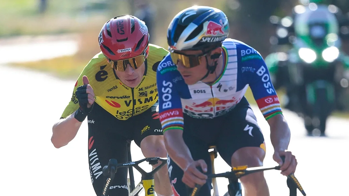 Ploegleider Visma zet Evenepoel op zijn plek na kritiek op Vingegaard