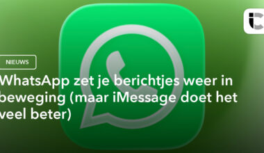 WhatsApp test berichtanimatie: bubbels in beweging