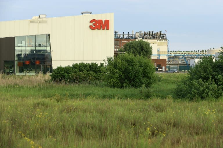 Abnormal levels of groundwater and soil pollution were detected near a 3M site in Zwijndrecht, outside the port city of Antwerp, in 2021 (David PINTENS)