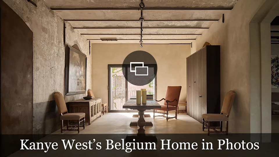 kanye belgium home Kanaal Axel Vervoordt 