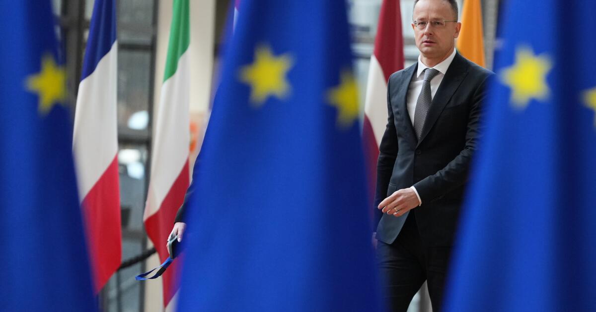EU fails to pass new sanctions targeting Russia due to Hungary's objection