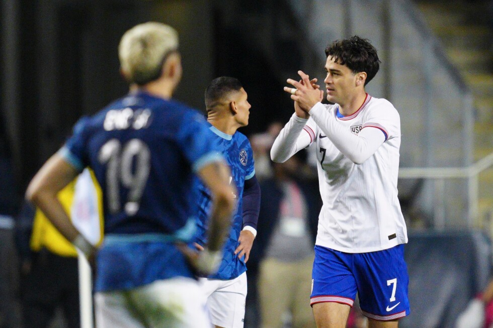 Adams, Wright, Luna to miss US friendlies vs. Belgium, Portugal while Reyna makes roster