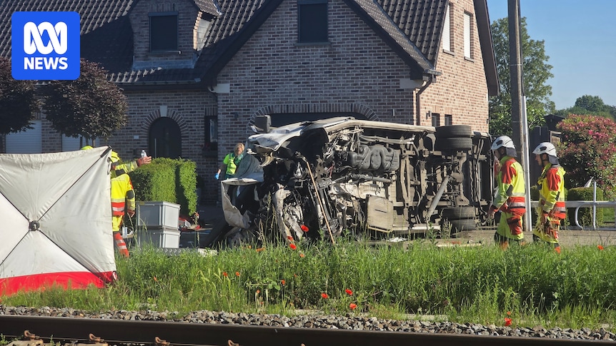 Four people killed in collision between train and school bus in Belgium, minister says