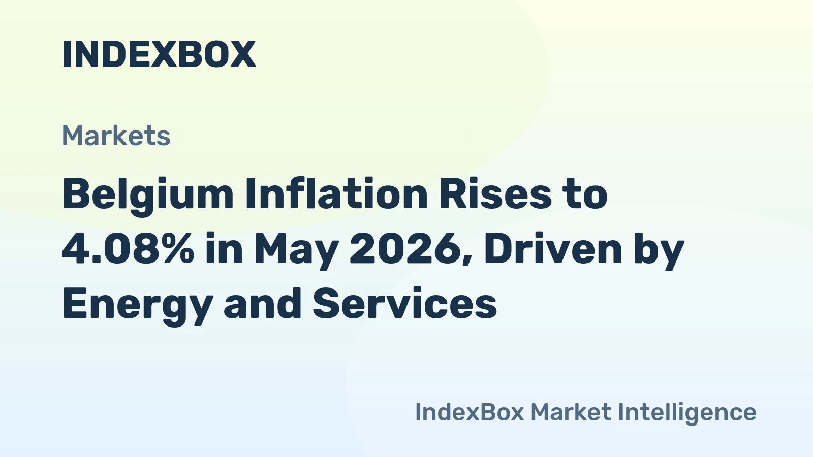 Belgium Inflation May 2026: CPI, Health Index, and Core Inflation Data | Statbel - News and Statistics