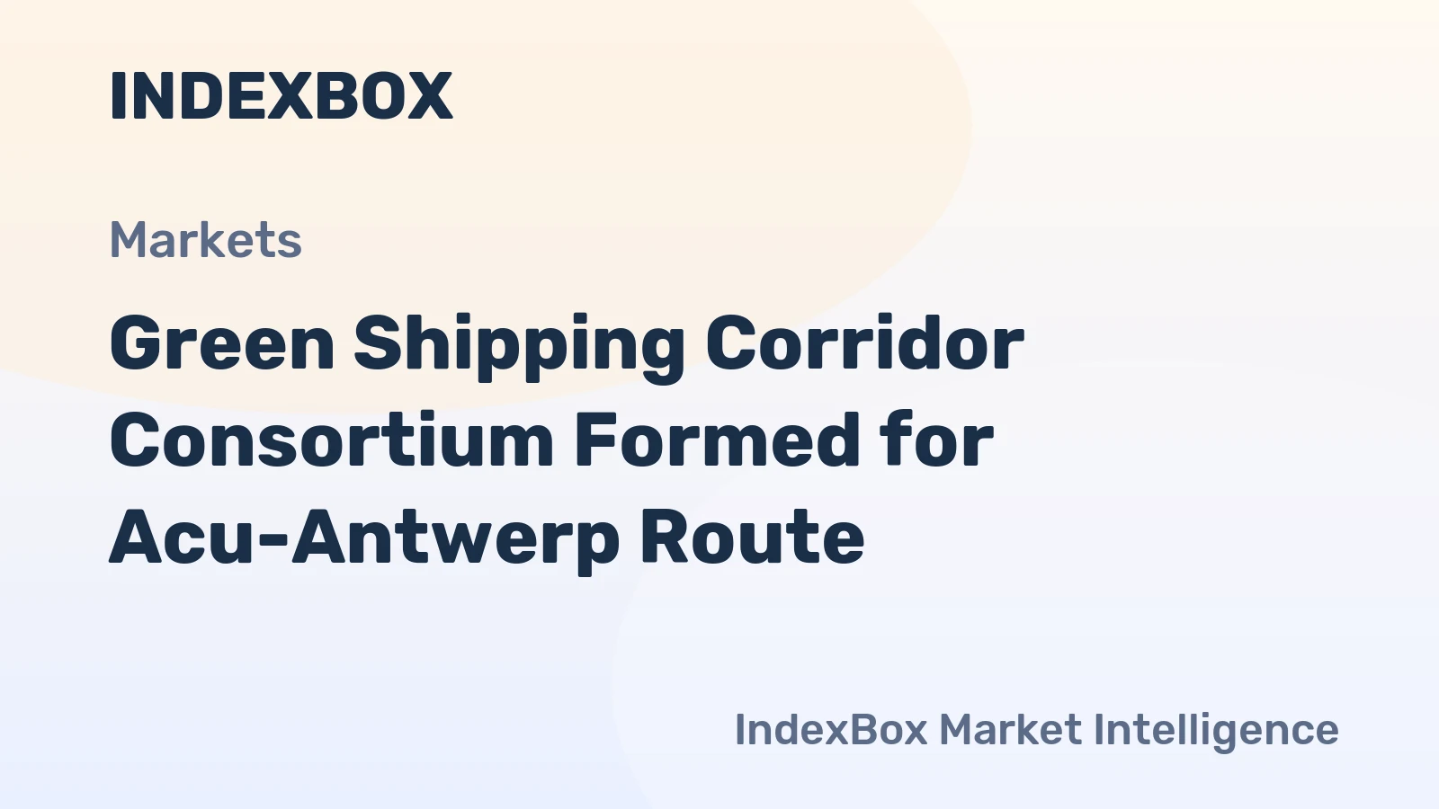New Consortium to Develop Green Shipping Corridor Between Brazil and Belgium - News and Statistics