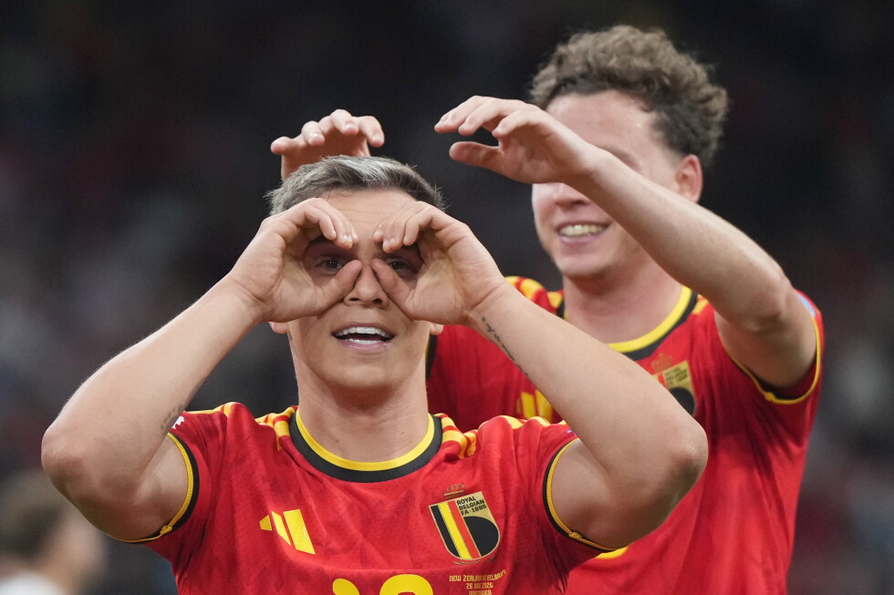 Belgium’s Leandro Trossard adds to successful year with 2 goals in World Cup win over New Zealand