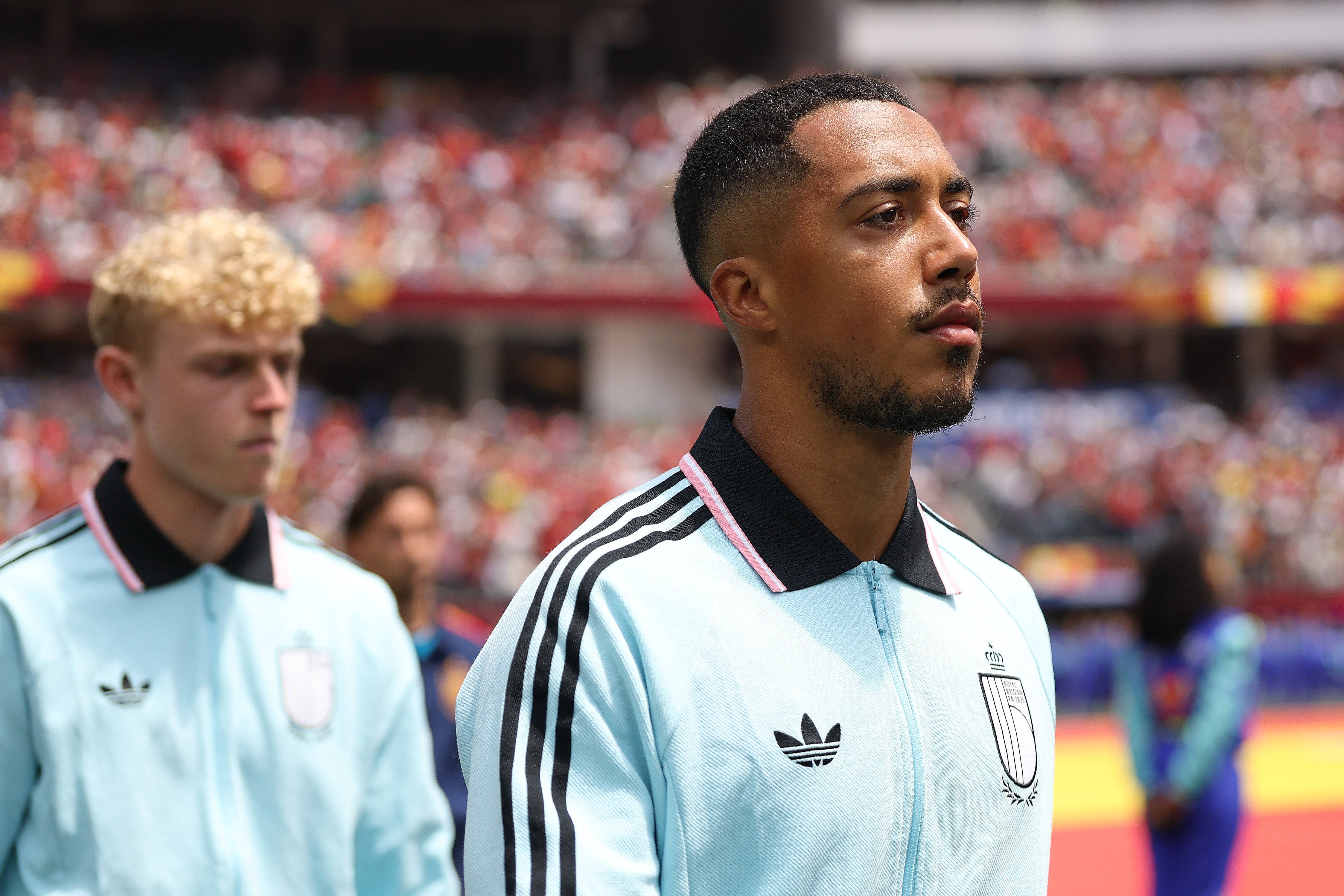 Youri Tielemans will watch on from the sidelines for Belgium's quarter-final against Spain