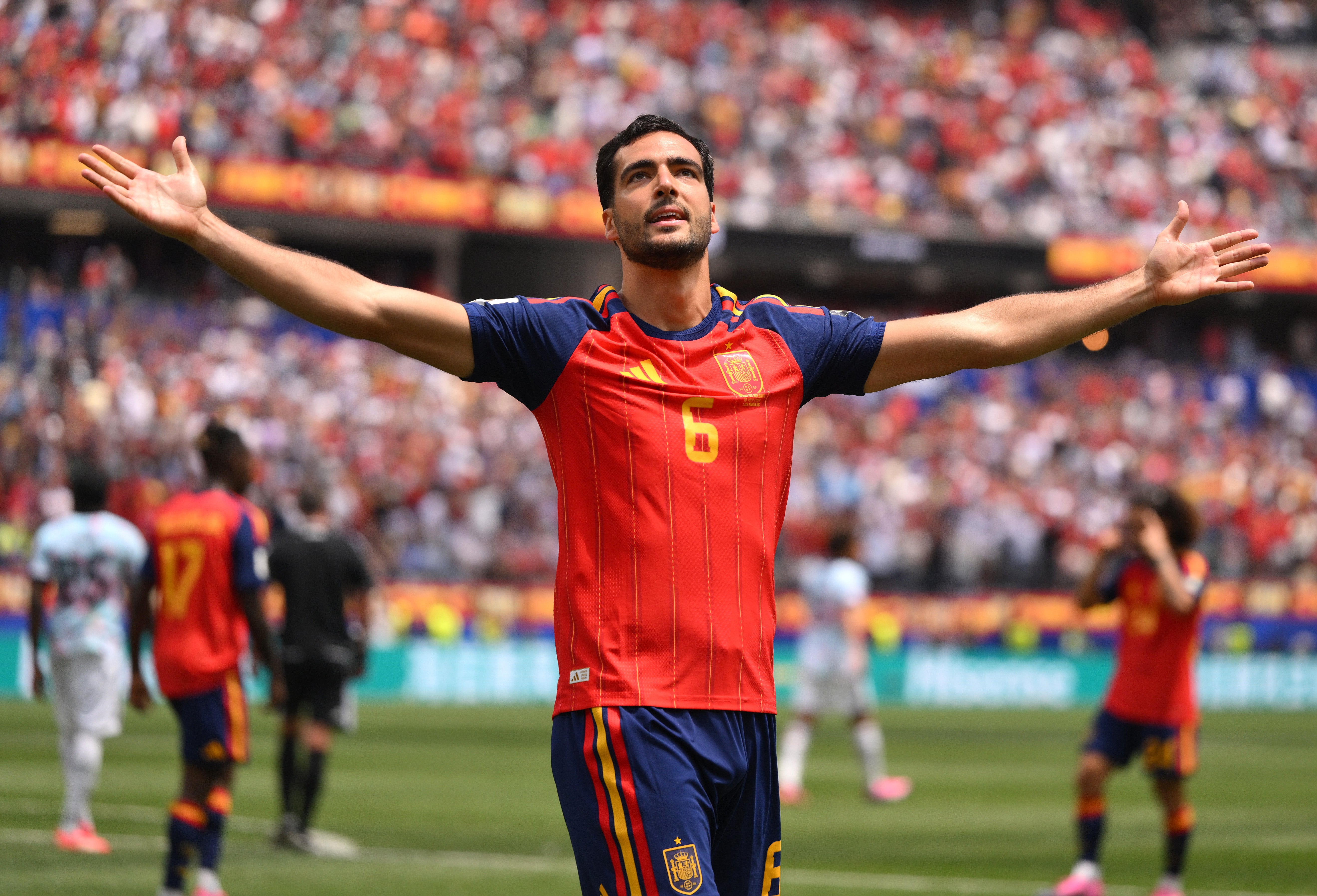 Merino celebrates his second late winner in two games