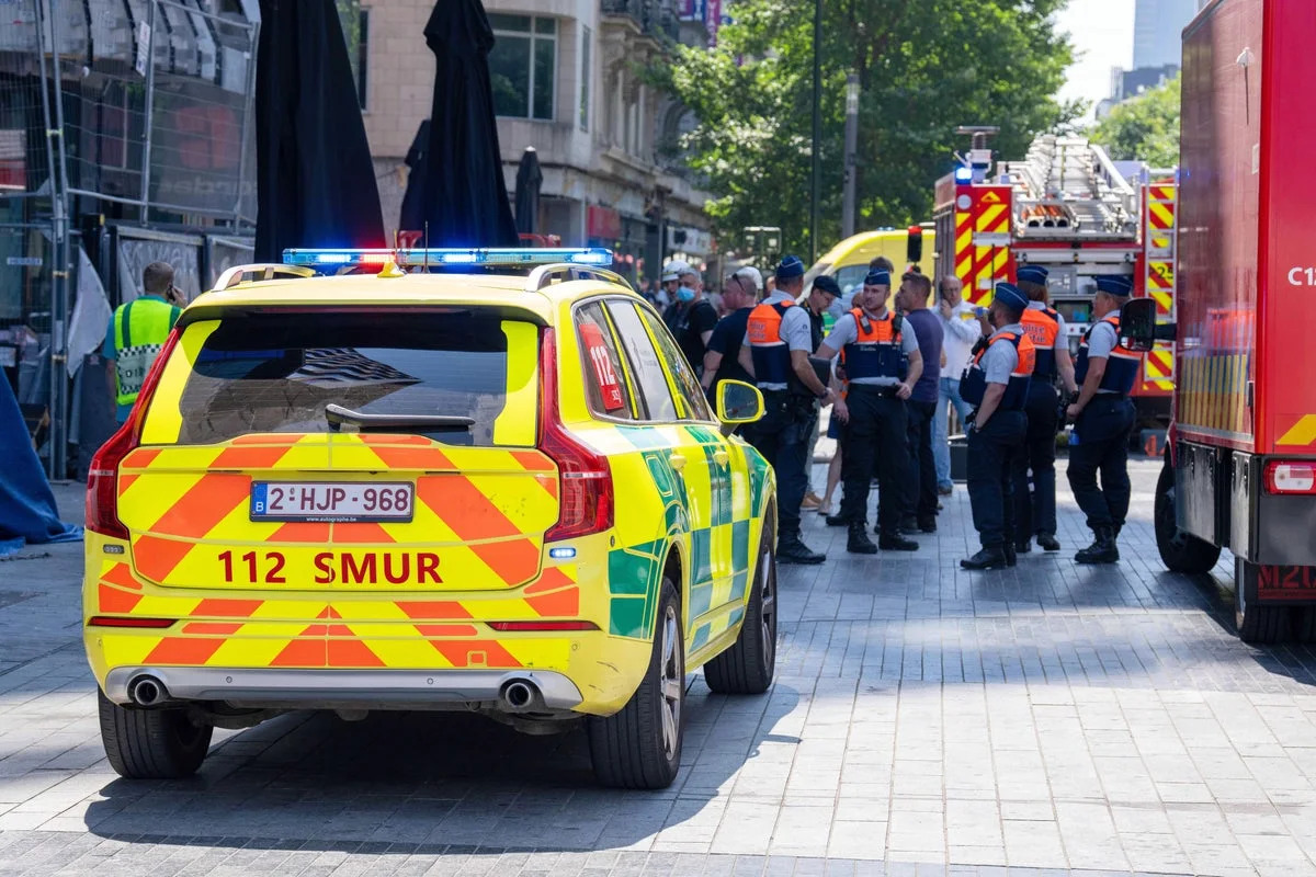 Several people found dead in lift after fire at Brussels construction site