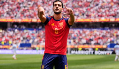 Spain beats Belgium 2-1 on Merino's late goal in World Cup quarterfinals
