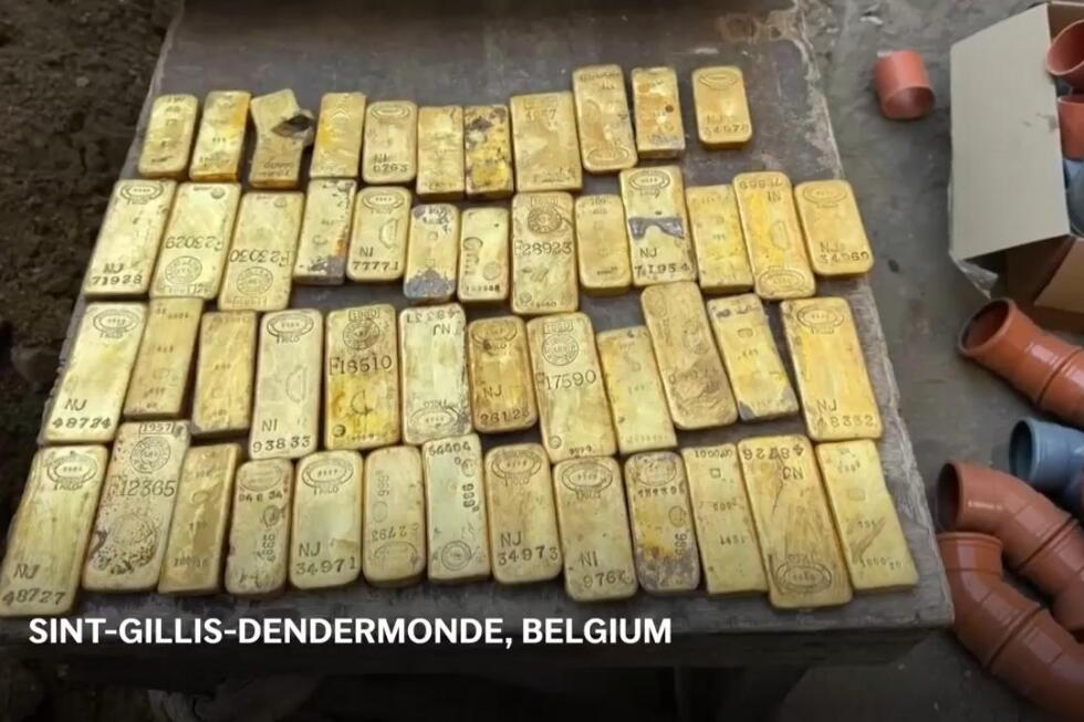 Builders in Belgium find 9 million euros worth of gold during renovation