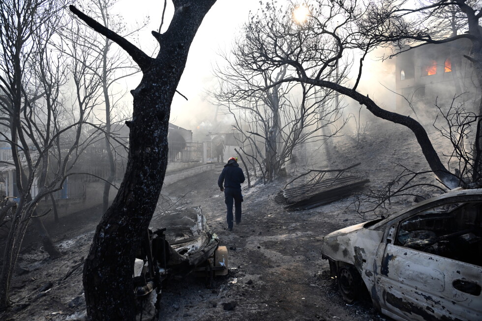 Wildfire still burning in Belgium and Greek authorities investigate deadly blaze
