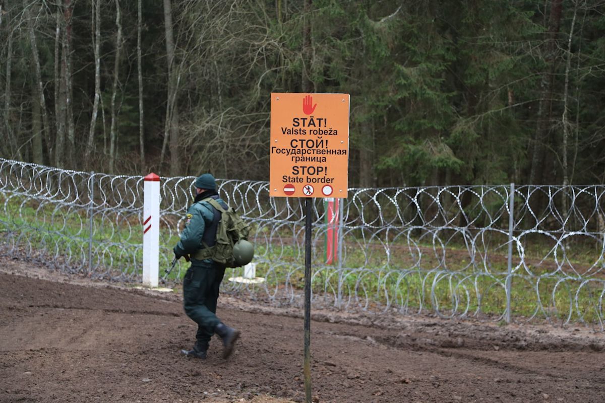 Migrant tunnel discovered in Latvia under border fence to Belarus