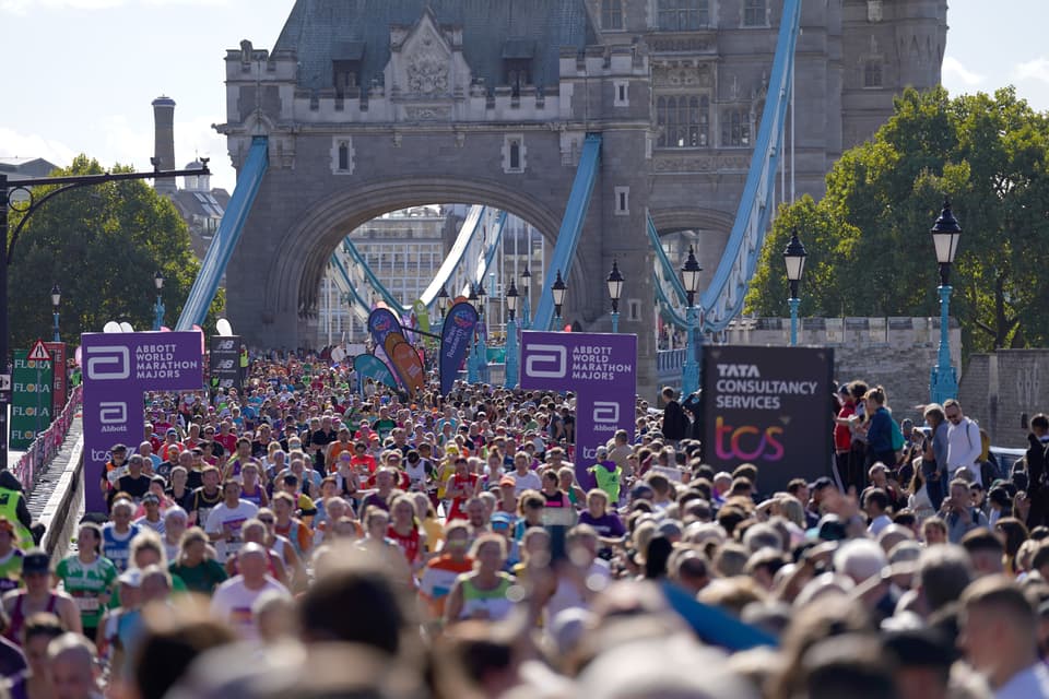 Dry conditions are forecast for the London Marathon this Sunday (Kirsty O’Connor/PA)