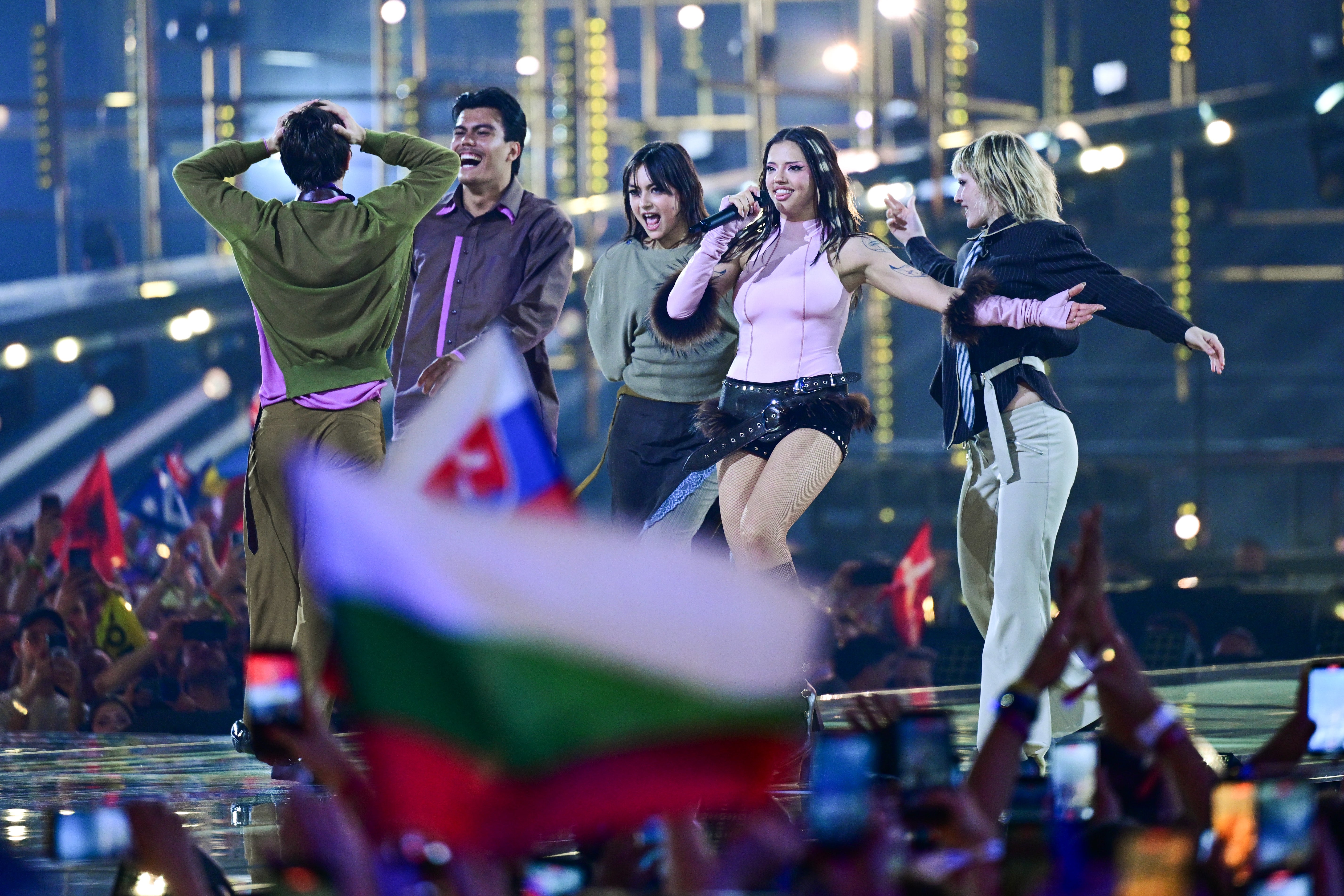 DARA performing at Eurovision