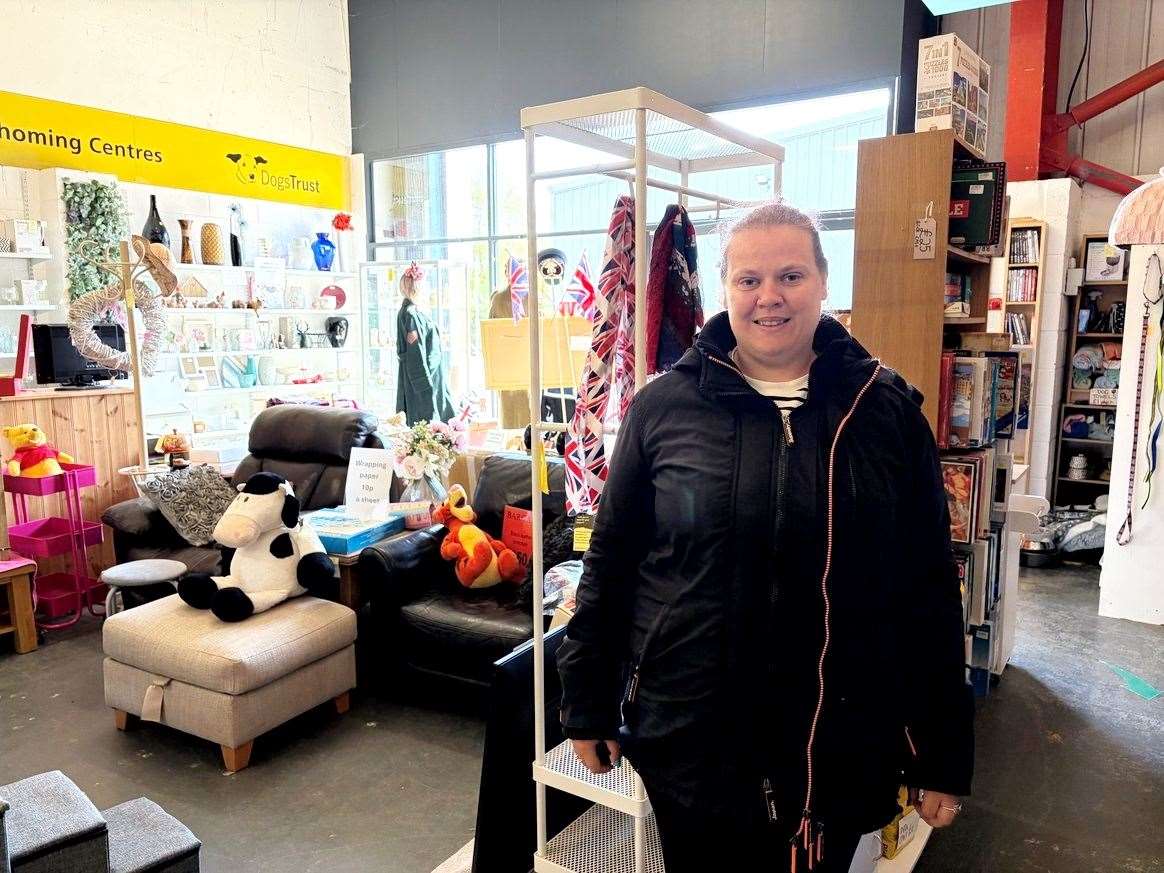 Volunteer Kerryann said staff at the shop had been her “support bubble”