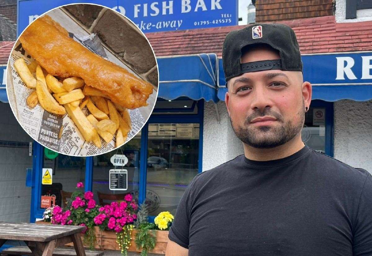 Marino Fish Bar in London Road, Sittingbourne, turns 30 as country celebrates National Fish and Chip Day