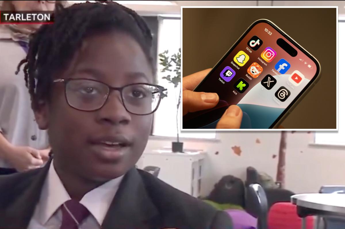 English teen gives hilarious live-TV response to UK's new social media ban