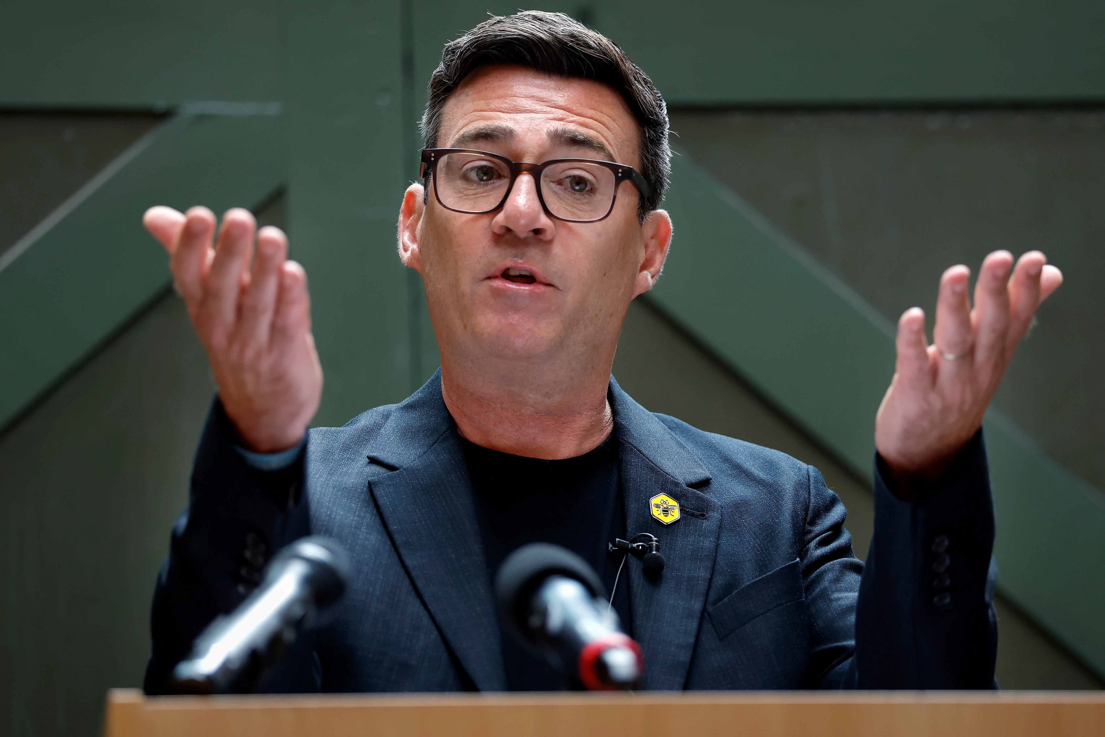 Andy Burnham makes his first speech as prime minister in waiting