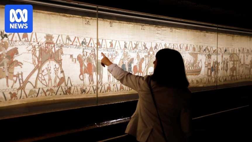 Bayeux Tapestry returns to Britain for first time in nearly 1,000 years