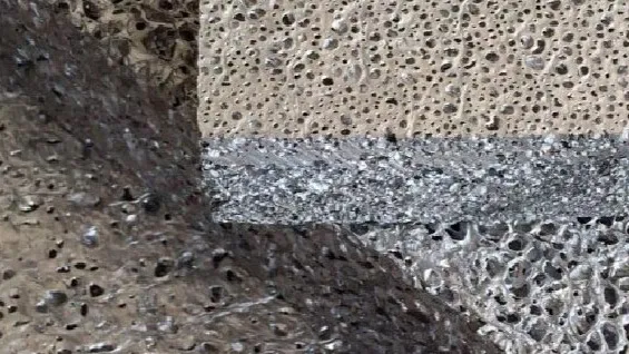 Cymat's stabilised aluminum foam process illustration