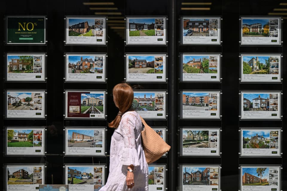 <p>Property prices have been falling in London</p>