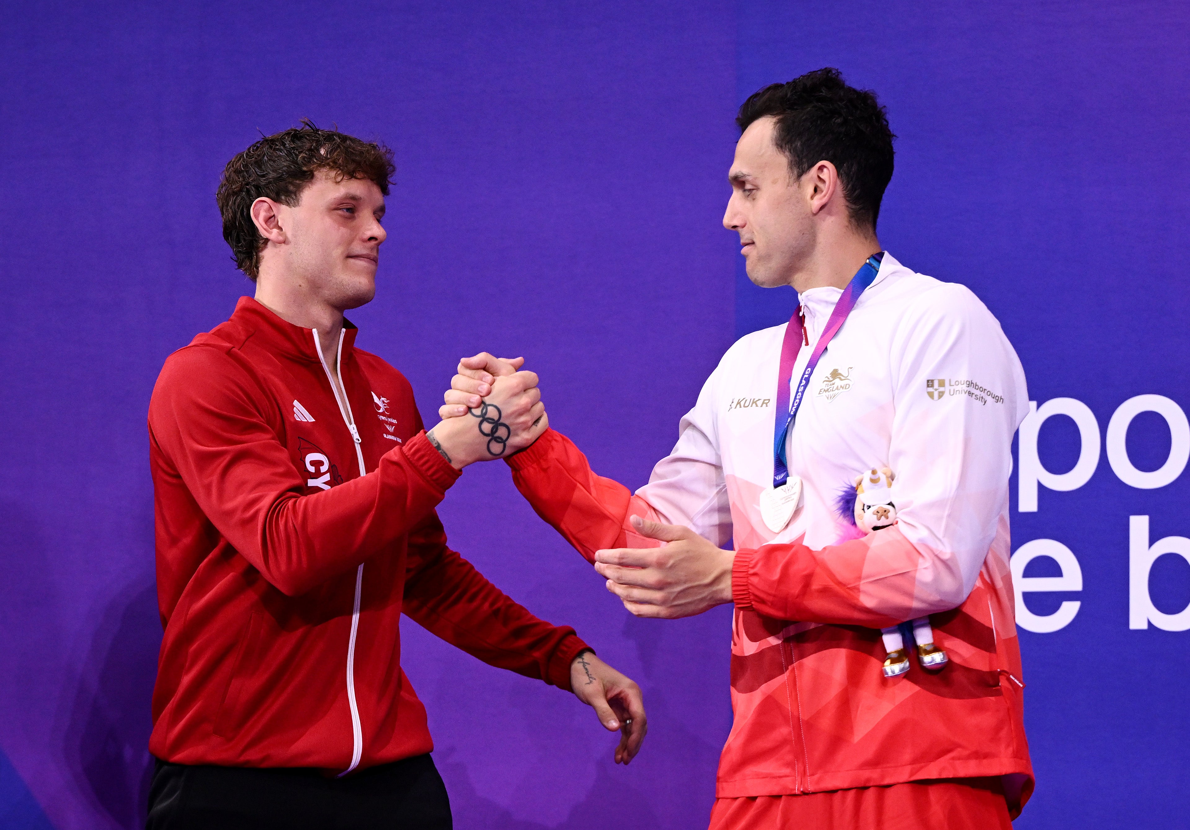 Guy and Richards, training partners and friends, embraced at the end but it was hardly jubilant