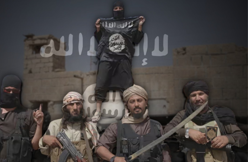 Illustration of ISIS terrorists.