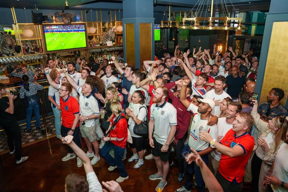 England fans at SPORT London venue
